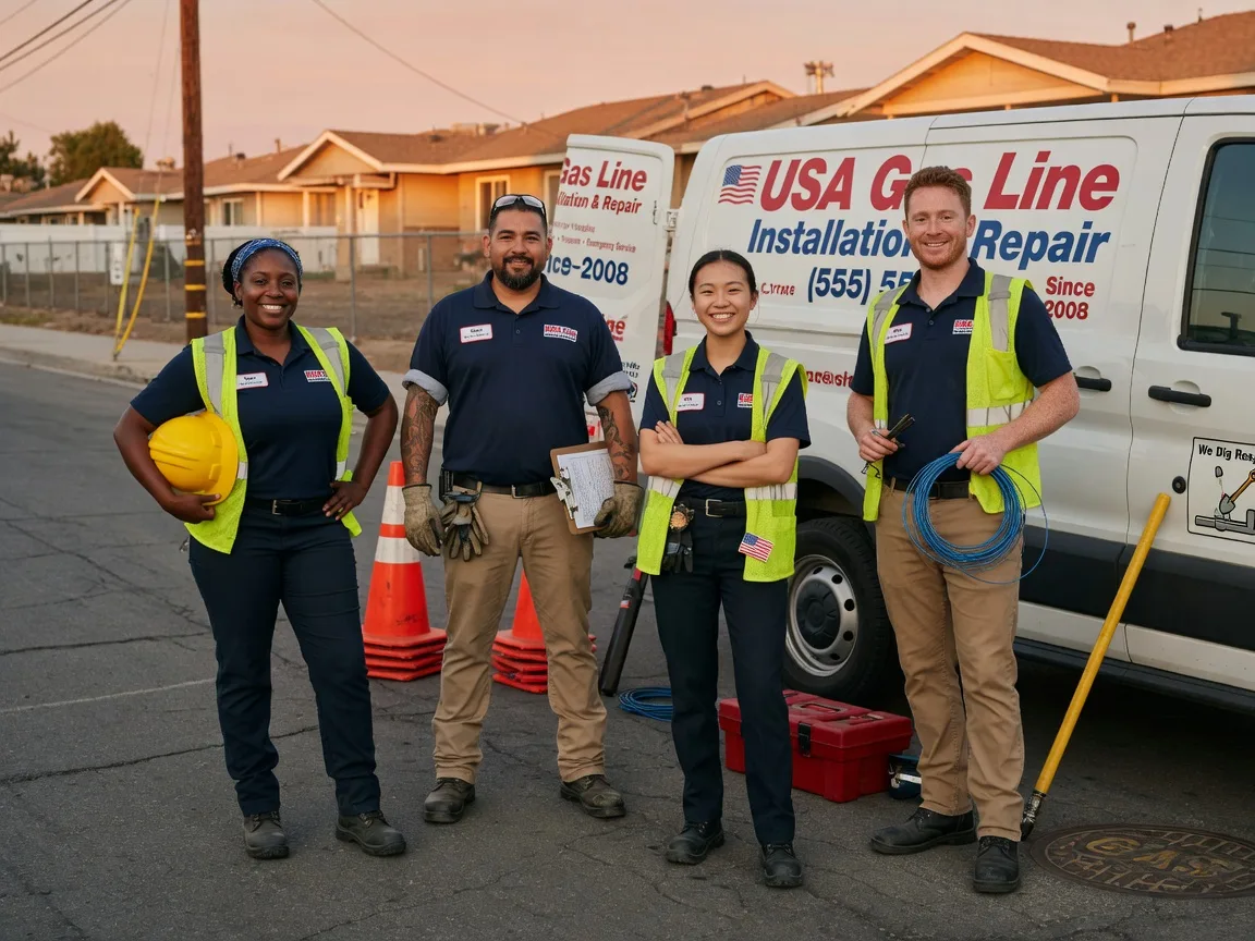 Gas Line Installation company in Santo, TX